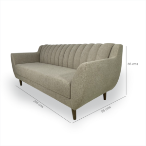 Alternative view of Sofá Lobby 3 Puestos Arena