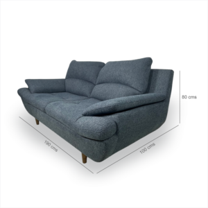 Alternative view of Sofá Miller 3 Puestos Azul