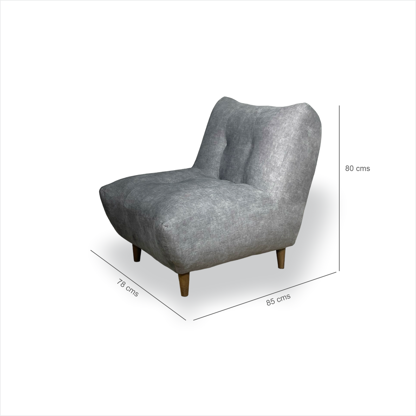 Poltrona Milán Gris - Imagen 7