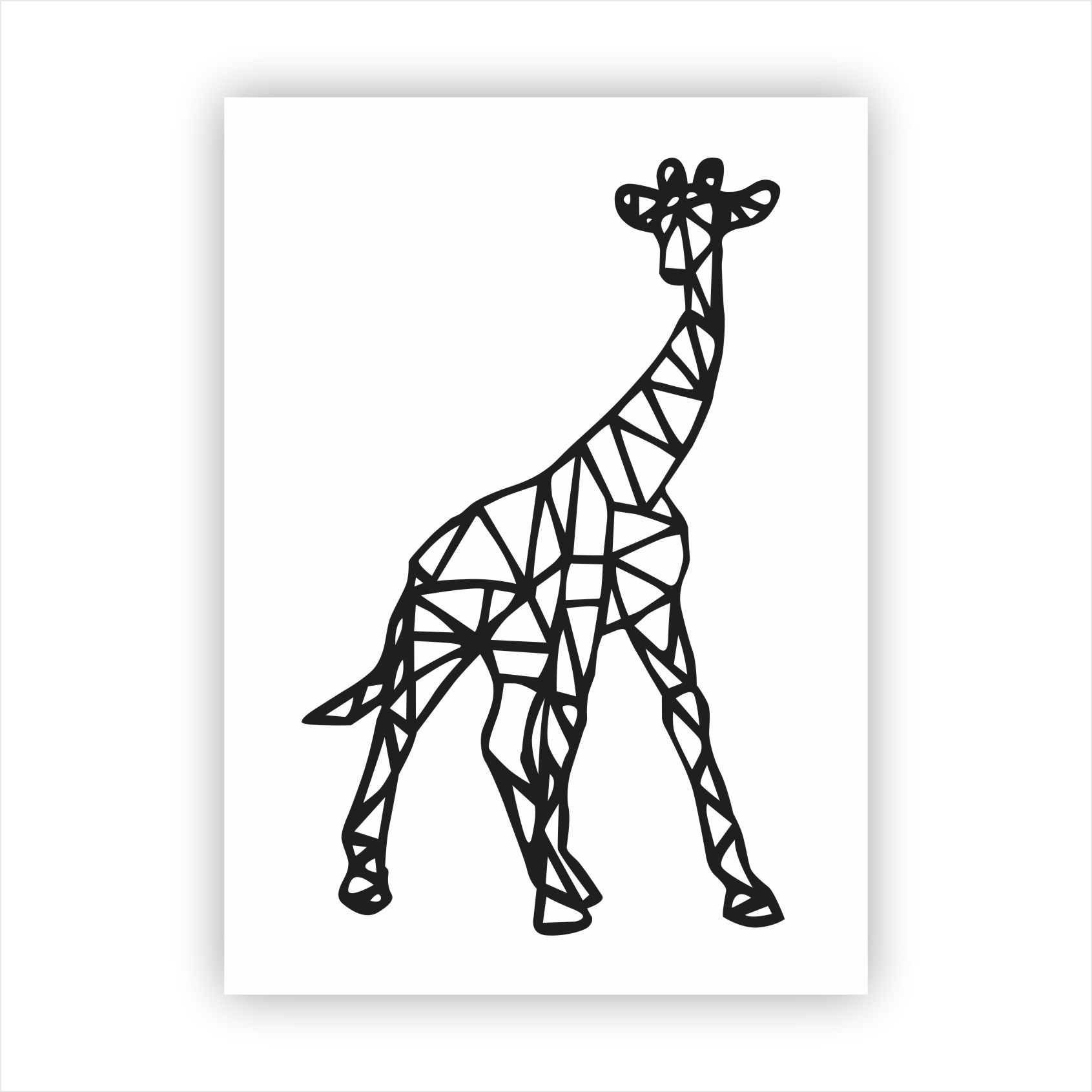 Cuadro Decorativo Jirafa