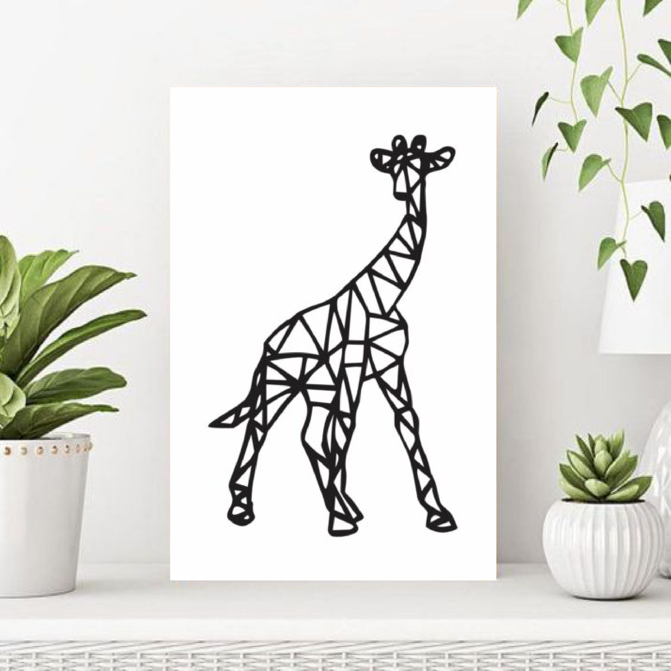 Cuadro Decorativo Jirafa - Imagen 2