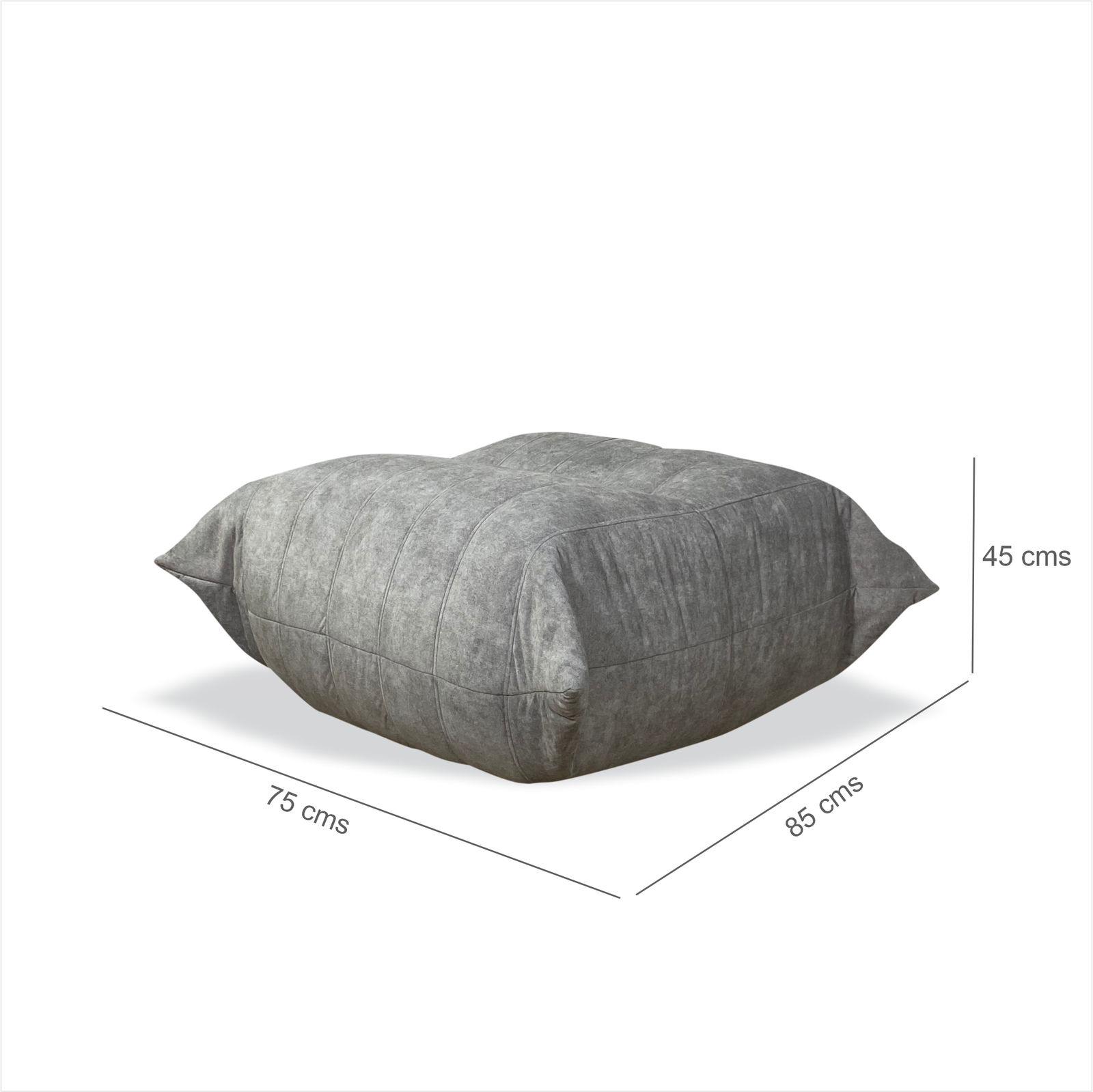 Puff Turín Gris - Imagen 2