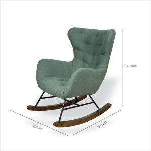 Alternative view of Silla Mecedora Verde