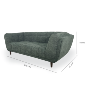 Alternative view of Sofá Niu 2 Puestos Verde