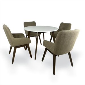Comedor Feel 4 Puestos mesa redonda