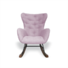 Silla Mecedora Rosa
