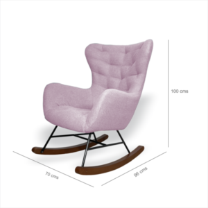 Alternative view of Silla Mecedora Rosa