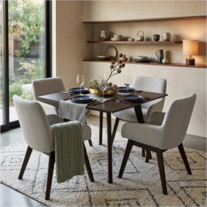 Comedor Feel 4 Puestos mesa Cuadrada Moca - Imagen 6